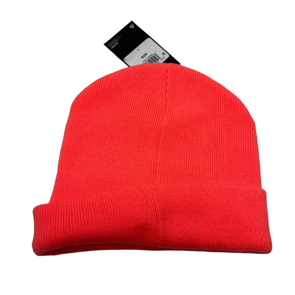 Under Armour Halftime Cuff Beanie Hat OSFM Boys Neon Pink Brilliance 1373114 NWT